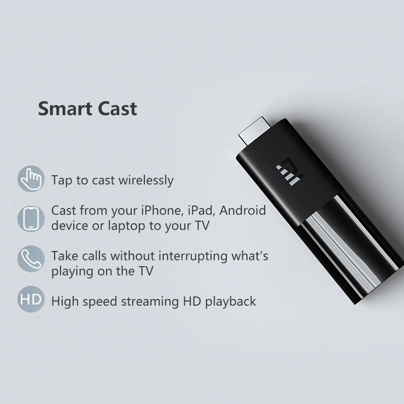 xiaomi mi tv stick global version android tv fhd hdr quad core hdmi compatible 1gb8gb bluetooth wifi netflix google assistant free global shipping