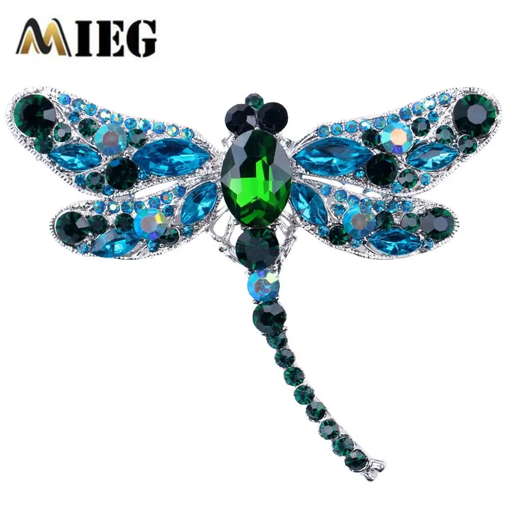 Новое поступление! Женская брошь в форме стрекозы Большая Булавка насекомого