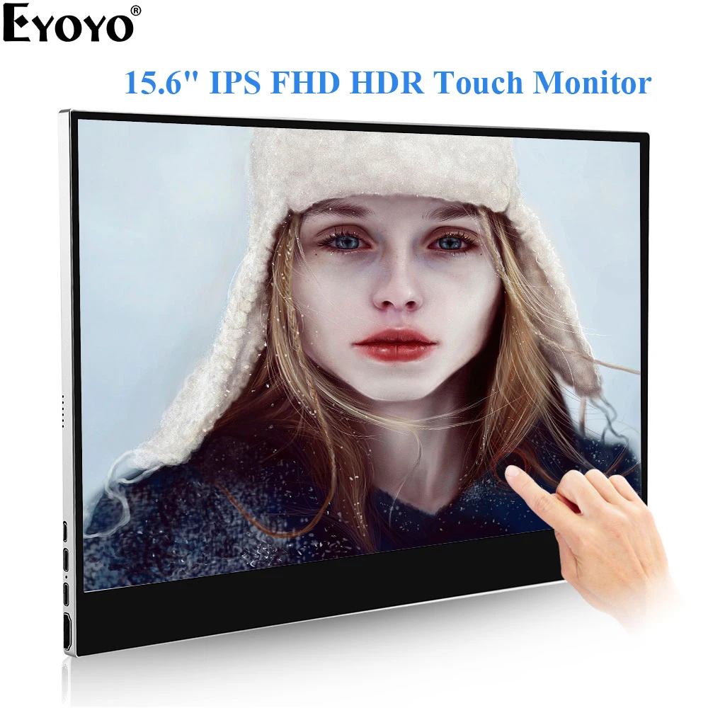 Eyoyo 15," дюймовый ips Дисплей 1920x1080 Портативный HDMI монитор HDR Дисплей второй Экран для портативных ПК игровые мониторы