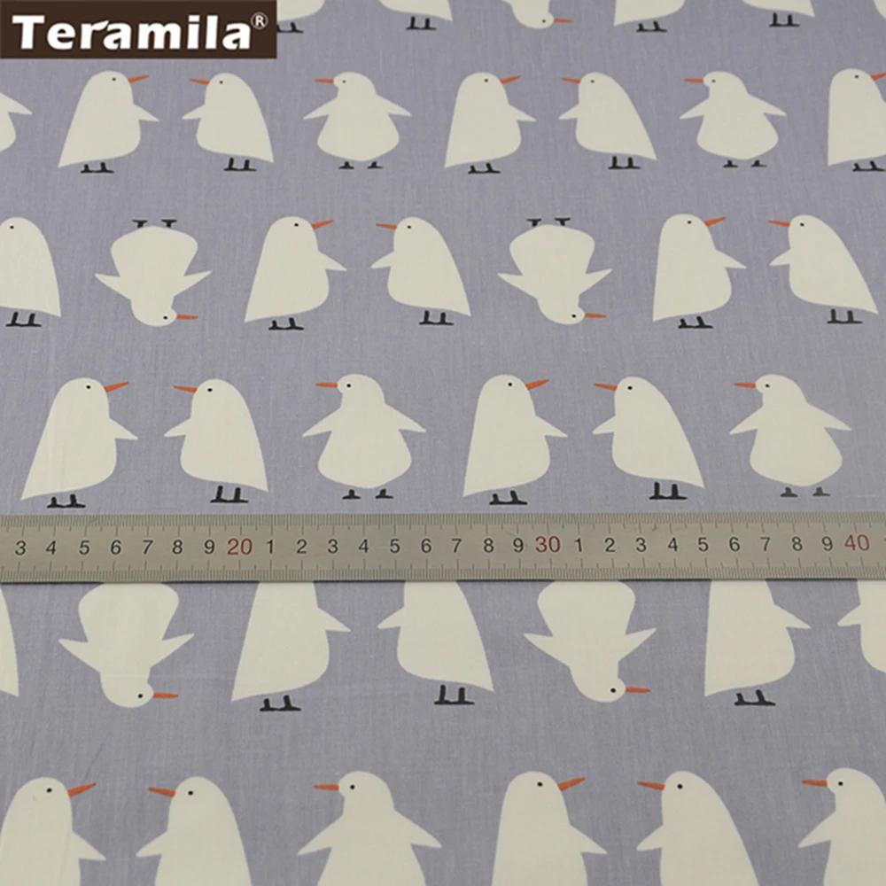 100% хлопок Ткань Пингвин конструкций twill Жир Квартал Текстиль для дома в стиле