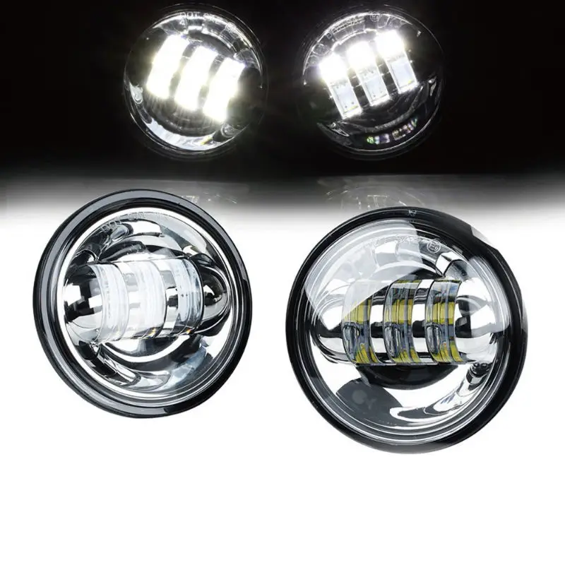 Precio Luz LED Antiniebla De Paso Para Road King, Conjunto De Lámpara Antiniebla Para Softail Sportster Street Tour Hydra Glide, 4,5 Pulgadas, 30W, 6000K, 2 Uds.