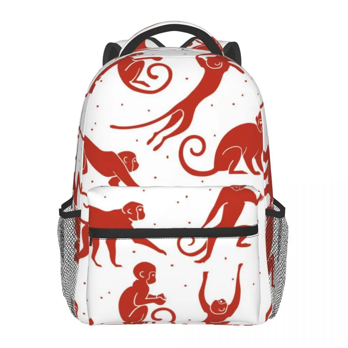 

Fashion Women Backpack School Bags For Teenagers Girls Monkey Silhouette Pattern Student Backpack
