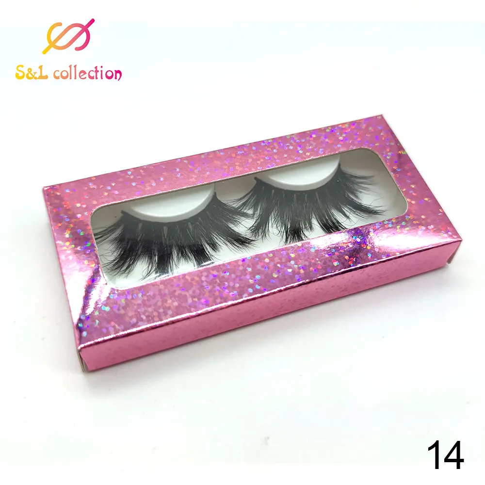 wholesale 50pcs paper false eyelash packaging box lash boxes custom logo faux cils 25mm mink eyelashes dollor case | Красота и