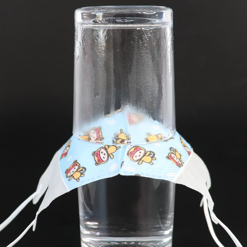 

3-8 Ages Kids Mask Disposable 4-Layers Kids Baby Mouth Mask Face Cover Protect Masks for Child