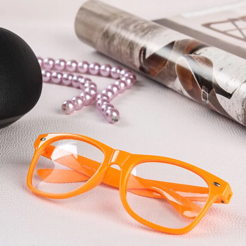 

Elbru Vintage Square Anti Blue Light Glasses Frame For Women&Men HD Clear Optical Spectacle Eyeglasses Frames Computer Goggles