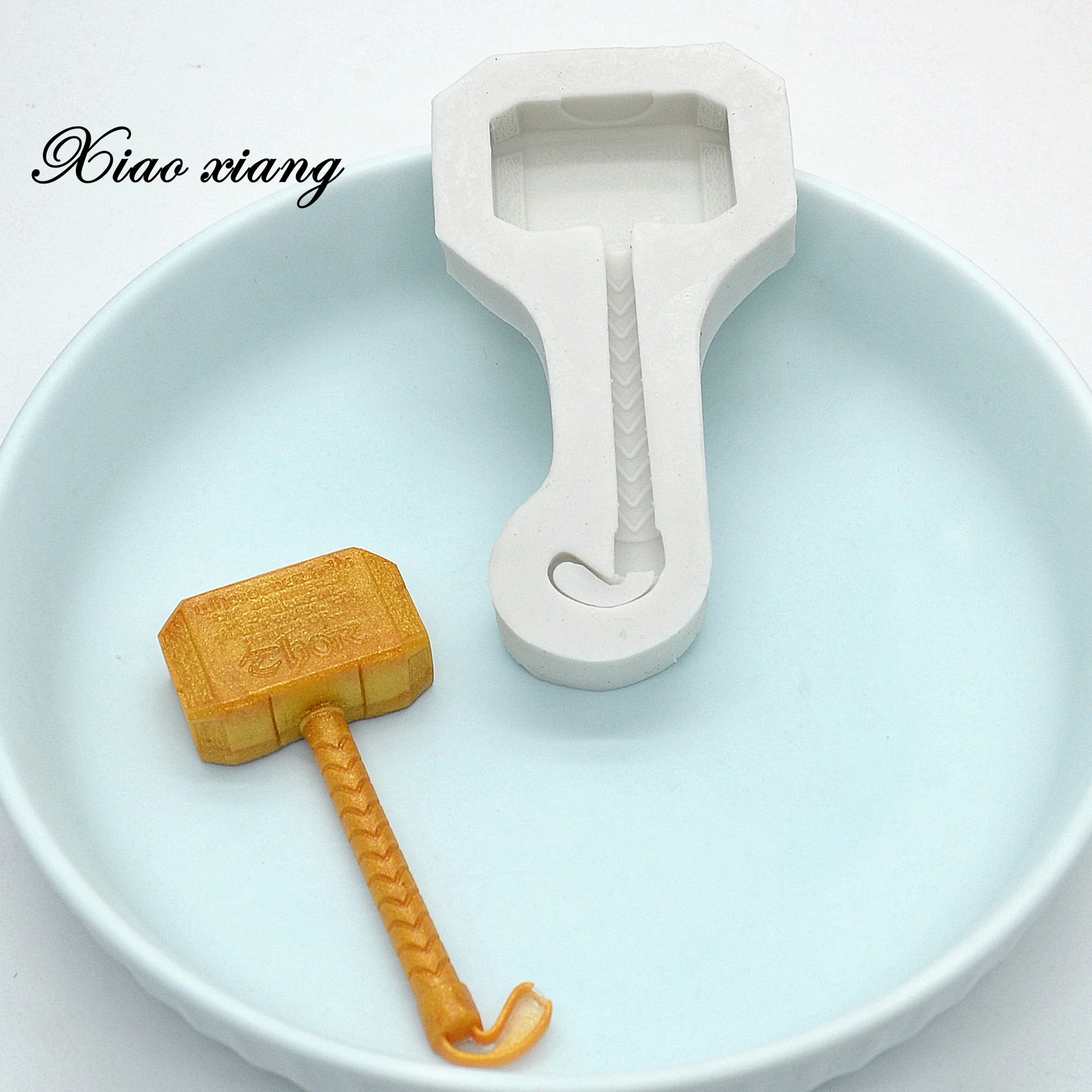 Luyou 3D Молоток дизайн Fondant (сахарная) силиконовая форма для выпечки формы Мыло