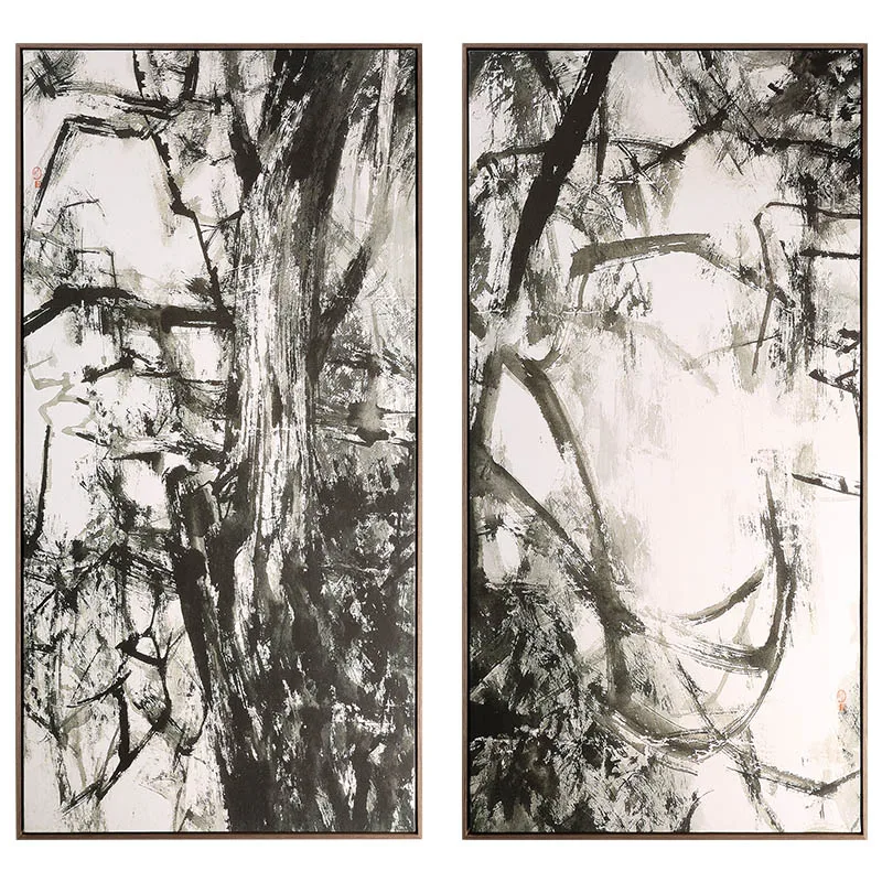 Новый китайский стиль гостиная вешается на стену пейзаж украшение живопись