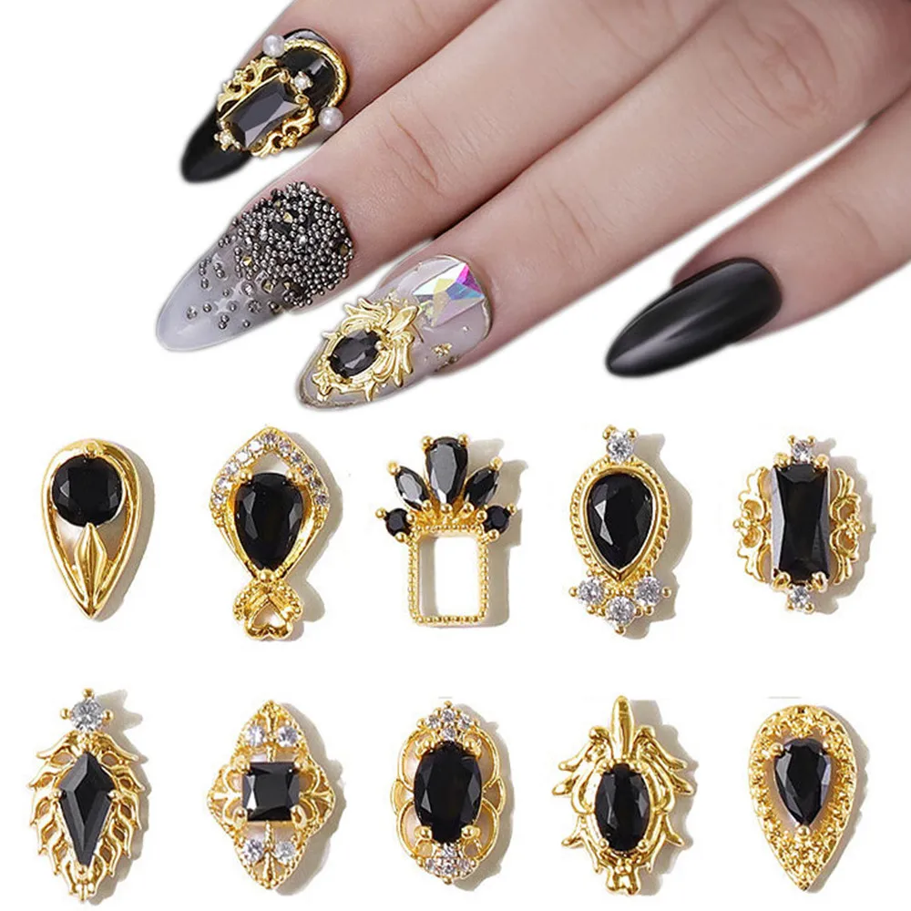 5 шт. ювелирные изделия из алмазного жемчуга подвески сплава украшения для ногтей