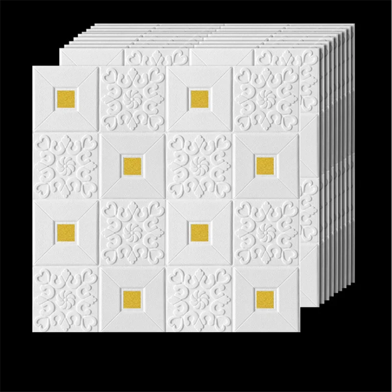 

Foam Wallpaper Self-adhesive Paper Roof Ceiling Decoration Stickers Bedroom Tv Background 3d Ceiling Wall Large Area Decoration