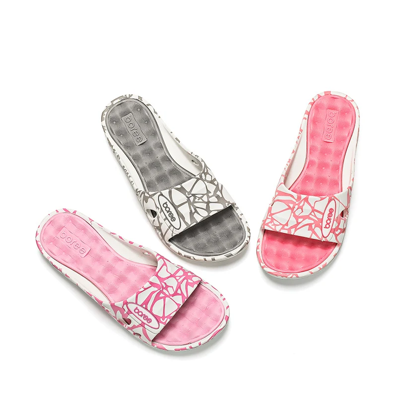 Сланцы BOREE женские домашние удобные мягкие тапочки Нескользящие Эва плоская