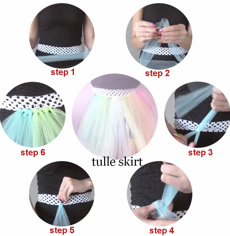 Рулон тюля 48 см * 10 м рулон белой органзы красного синего цвета Тюлевая юбка пачка