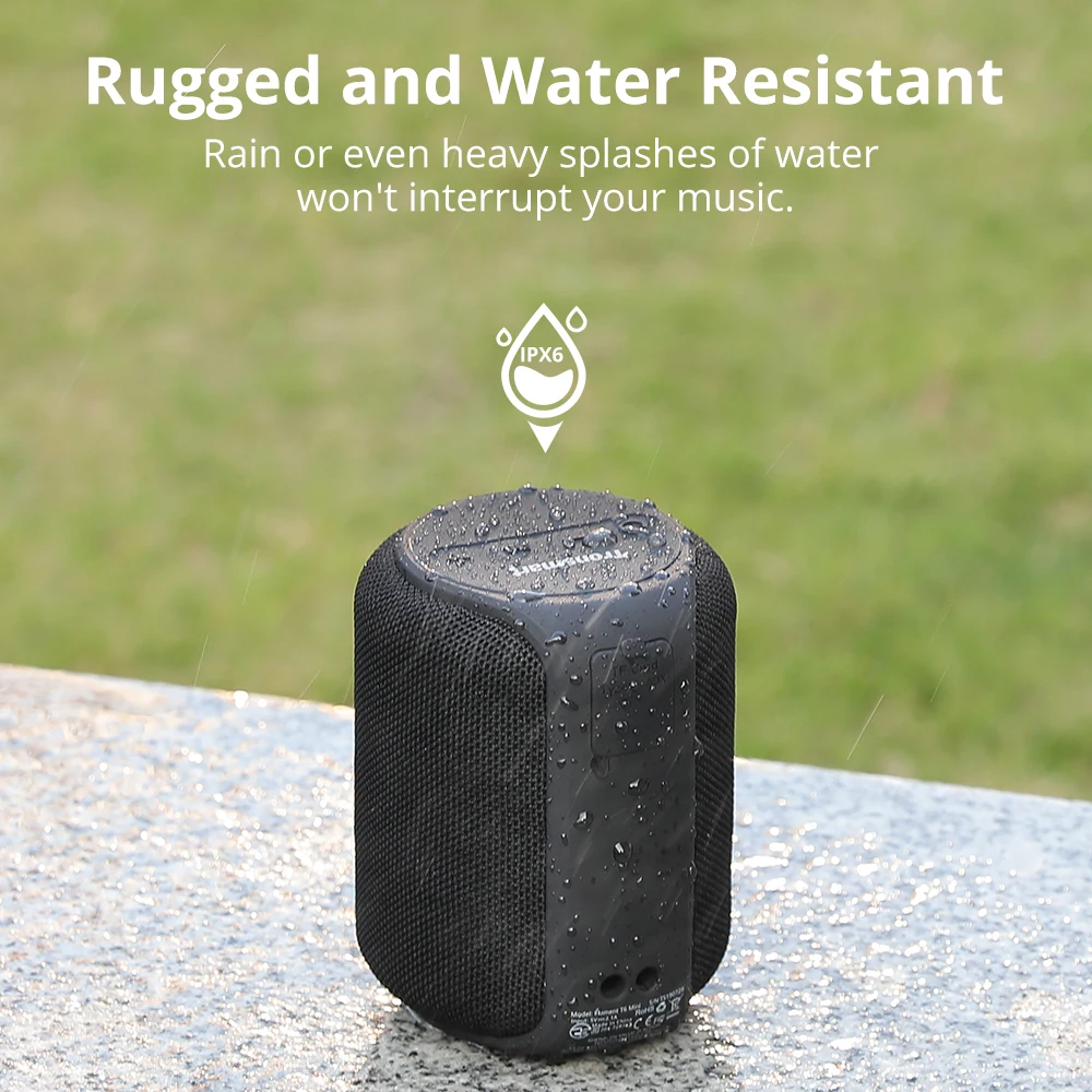 Tronsmart T6 Mini TWS Bluetooth динамик IPX6 Водонепроницаемый беспроводной портативный с