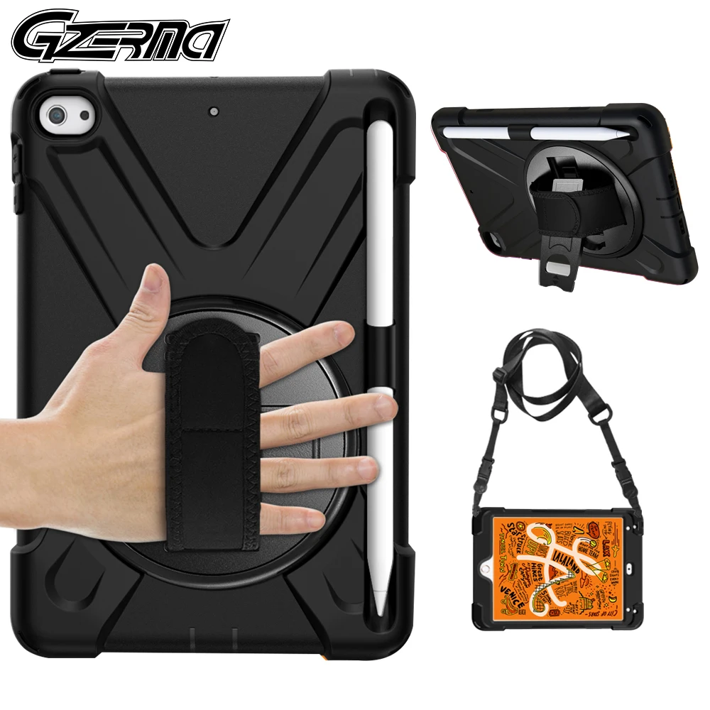 Чехол GZERMA для iPad 10 2 9 7 Air 3 чехол го 6 поколения Mini 4 5 с держателем карандаша 2019|Чехлы