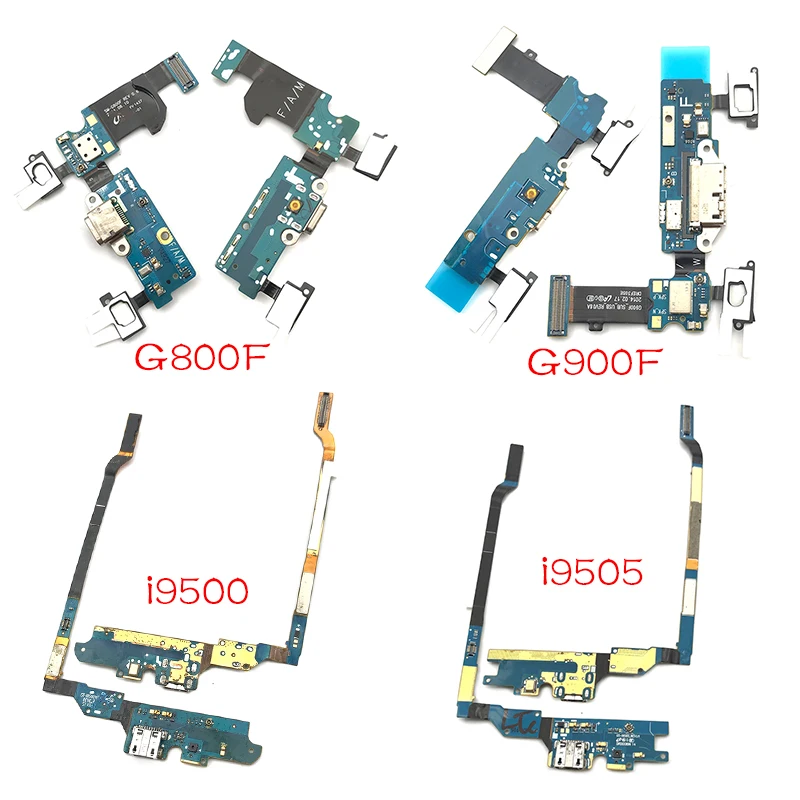 Плата с USB портом для зарядки Samsung Galaxy S4 S5 mini i9500 i9505 i337 i9190 G900F G800F|Шлейфы мобильных