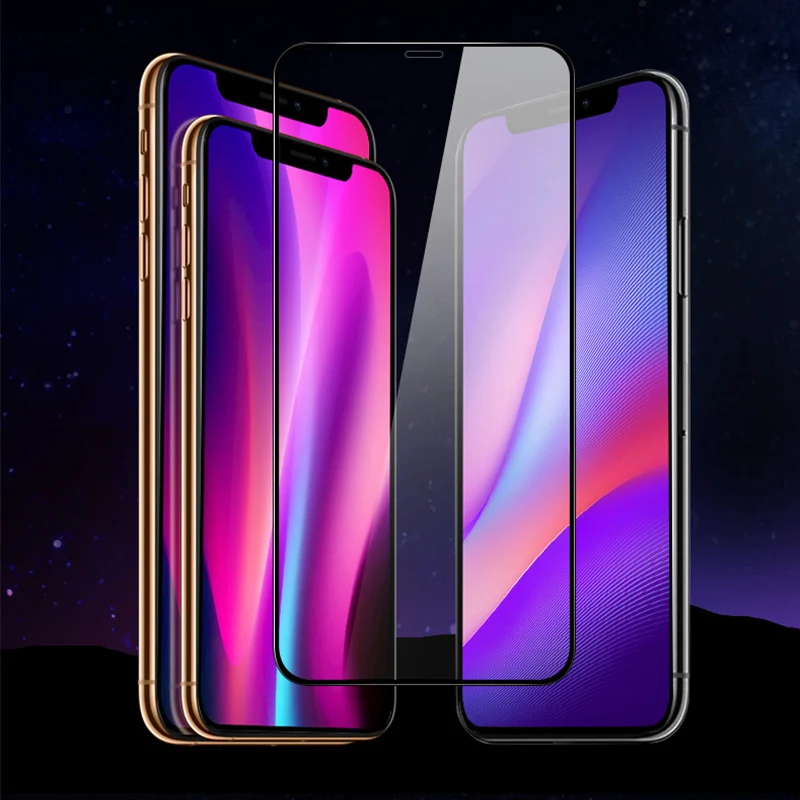 11D Curved Edge Protective Glass on the For iPhone 7 8 6 6S Plus Tempered Screen Protector 11 Pro X XS Max XR | Мобильные телефоны