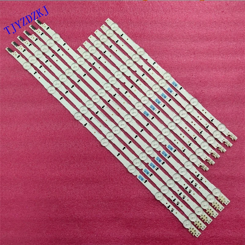 

Новый комплект 12 шт. светодиодный полосы для samsung UE50H6350 UN50J5500AF 2014SVS50_3228_L07 R05 LM41-00041X LM41-00041W BN96-30428A 30427A