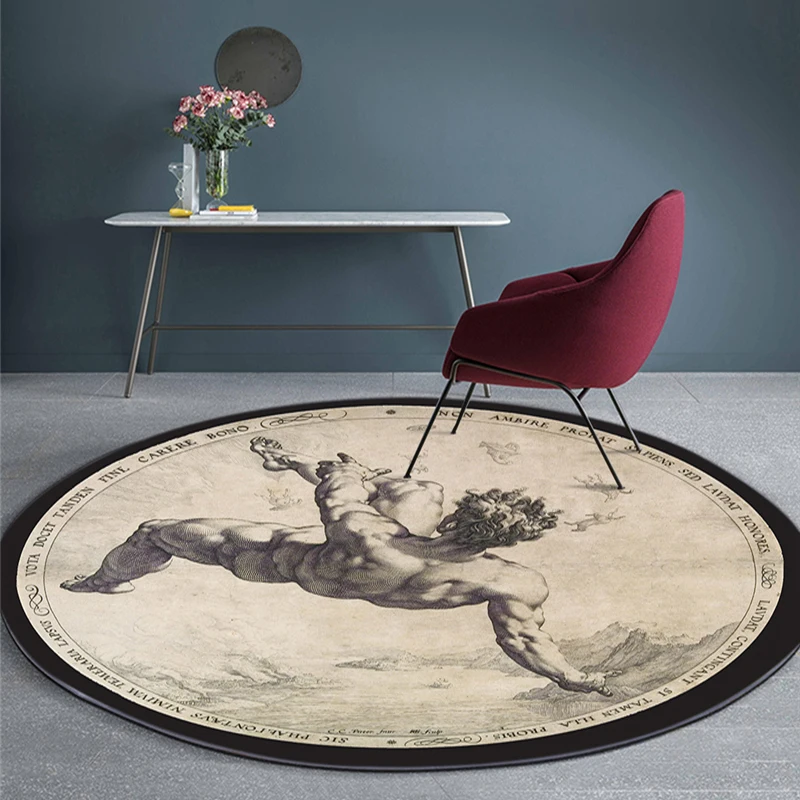 

Nordic Modern Carpets for Living Room Home Decoration Carpet David Pattern Rugs Bedroom Soft Plush Rug Bathroom Non-slip Mat