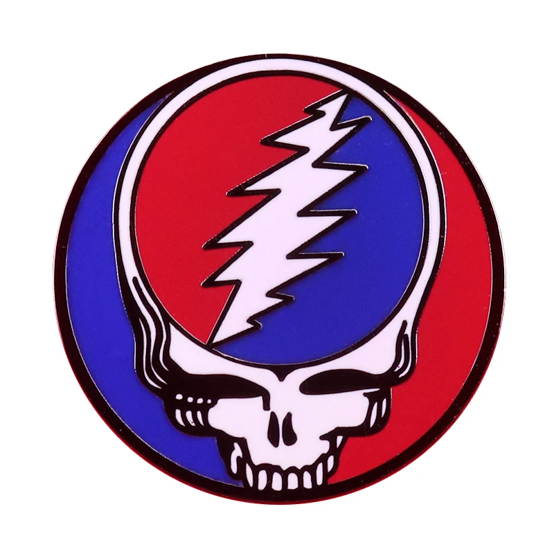 Эмалированная шпилька с надписью Grateful Dead Steal Your Face