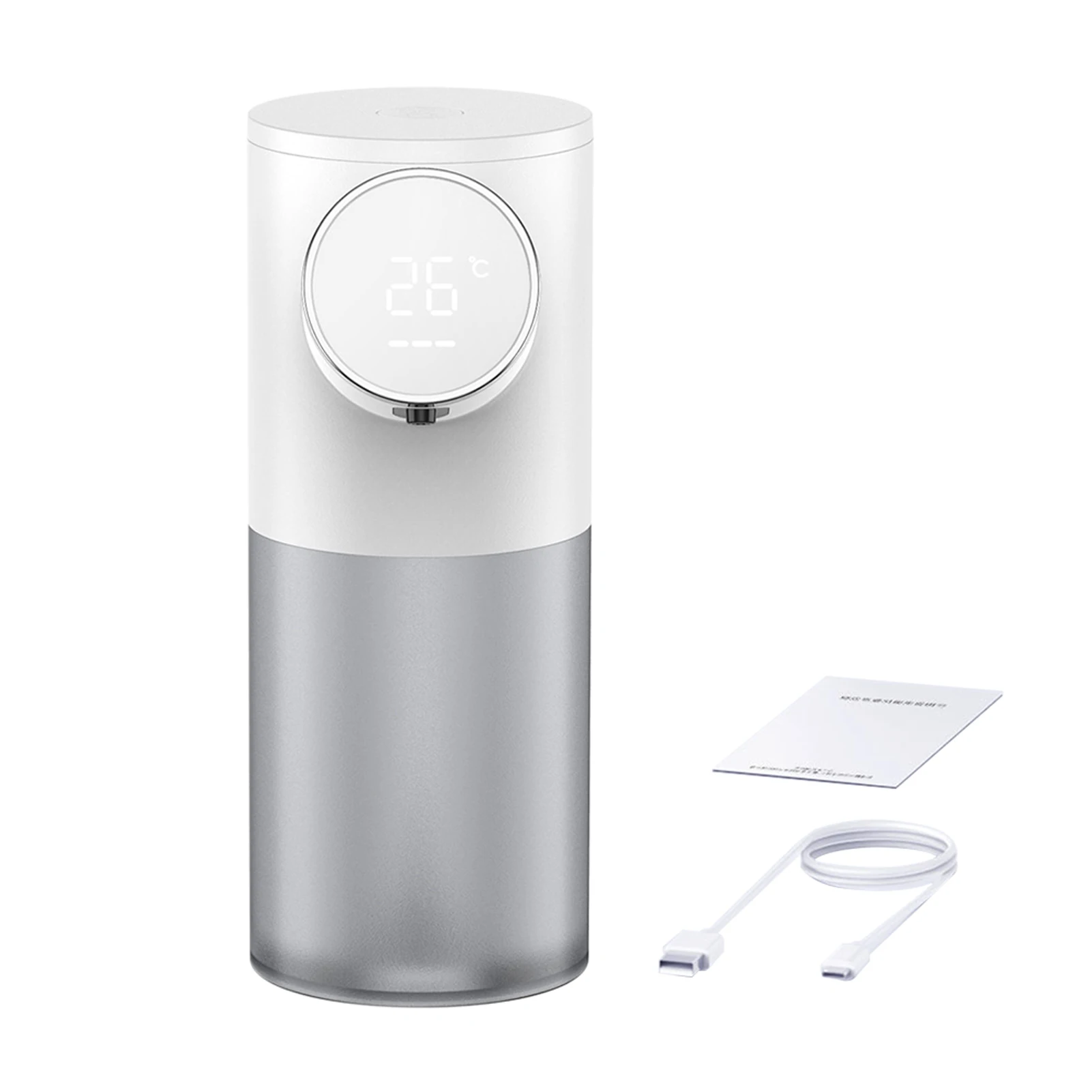 

320ml Bathroom Non Contact Rechargeable Hotel Hand Wash LED Display Foam Soap Dispenser Auto Induction Sensitive Hands Free