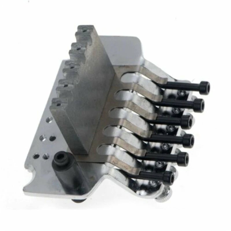 

Practical Modification 6 String Saddle Tremolo Bridge for Electric Guitar Heavy Thickened Base Rounded Guitar Tremolo