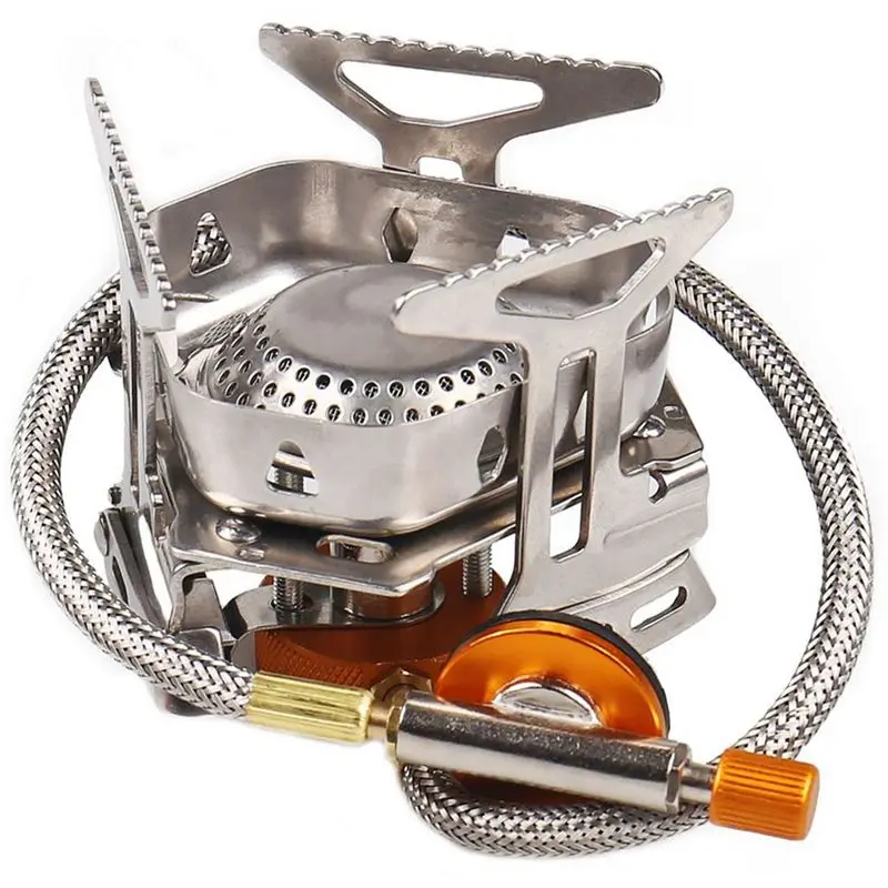 Ветрозащитная уличная газовая горелка походная плита зажигалка Туристическое