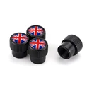 Новый стиль, круглый колпачок, клапаны для автомобильных шин, воздухонепроницаемые колпачки для автомобильных шин, аксессуары для Mini Cooper R56 R53 R50 F56 S, британская эмблема