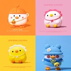 Силиконовый чехол для наушников Airpods 1 2, мультяшный милый чехол с рисунком курицы и утки, защитный чехол для наушников с 3D рисунком, для Airpods Pro, с коробкой для беспроводной зарядки