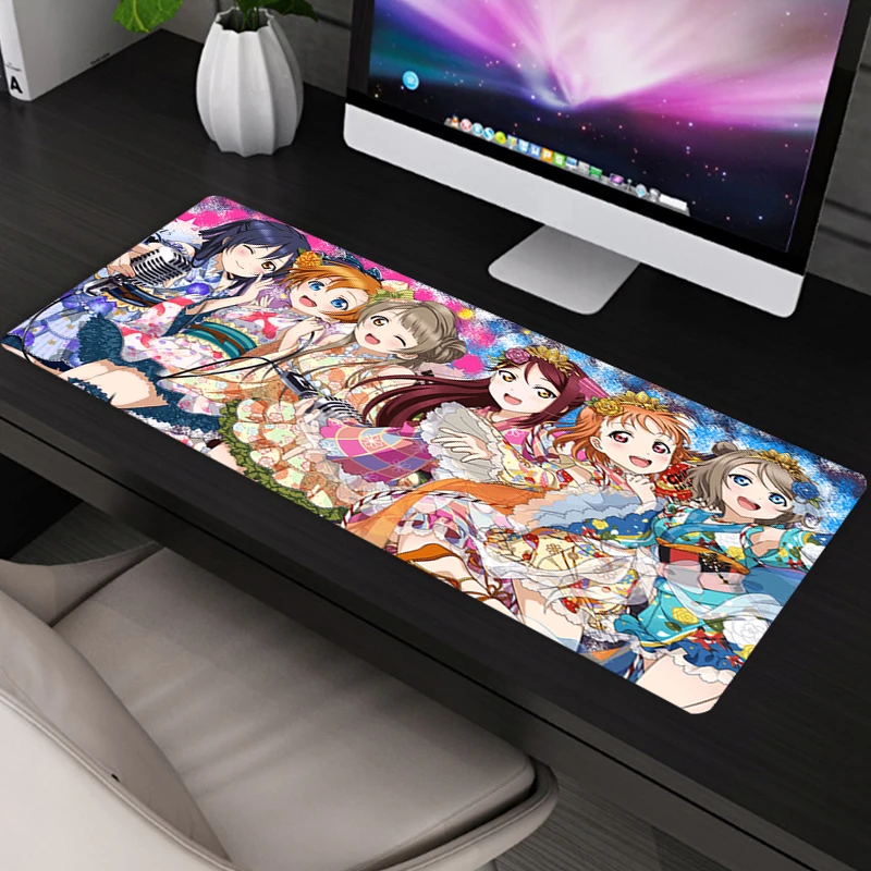 

Очень большой игровой коврик для мыши Love Live, игровой компьютер, большой скоростной коврик, Настольный коврик для клавиатуры, Противоскользя...
