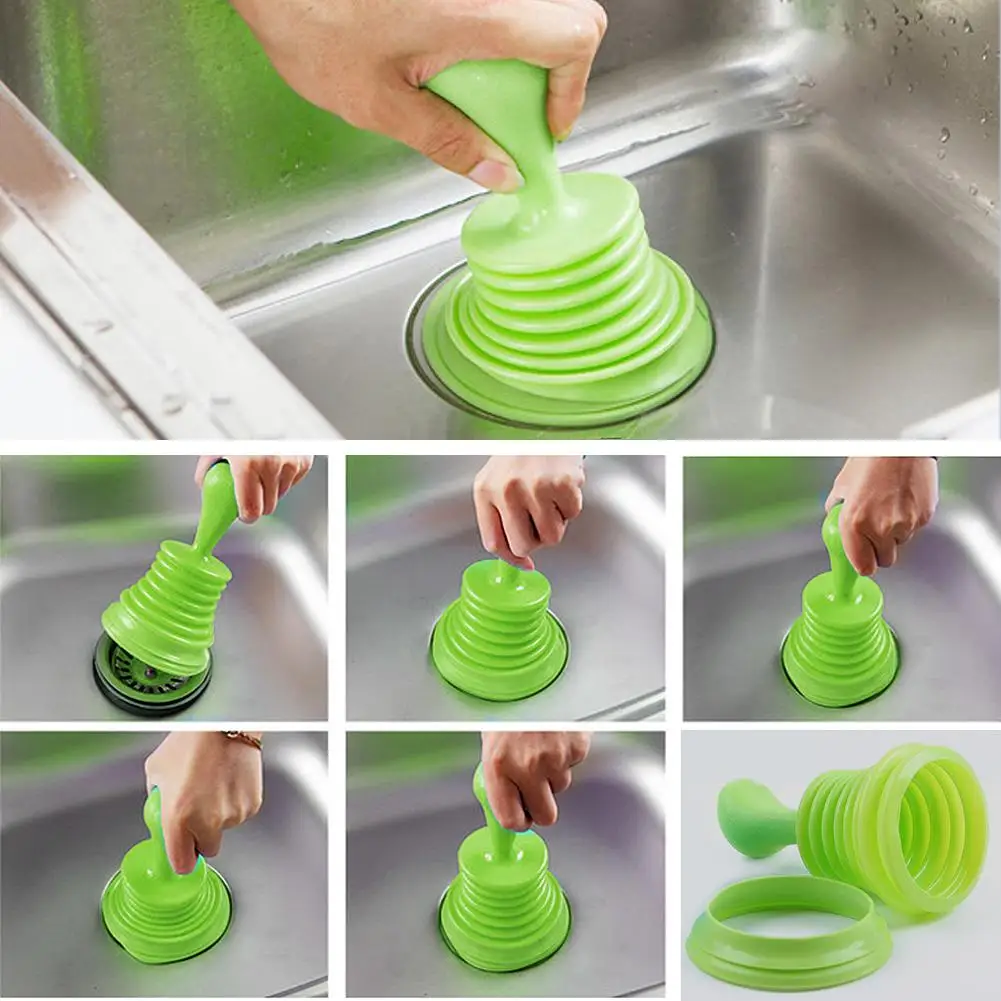 1 шт. сливной Плунжер мощность всасывание для туалета раковина душ трубы забивать