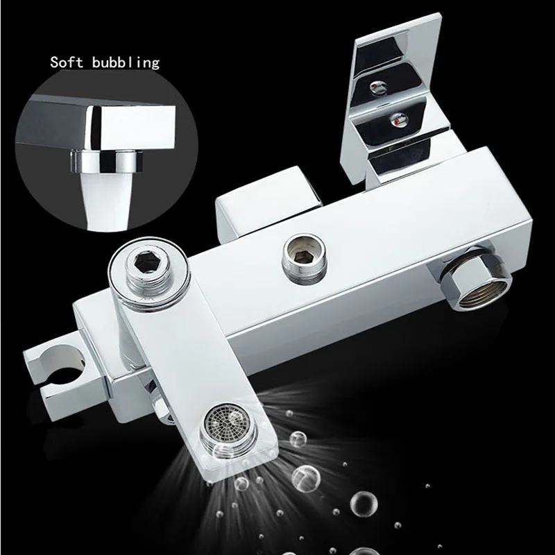 Смесители для душа черные/хромированные кран в ванную комнату набор биде с