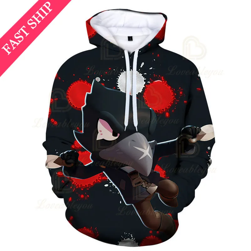 Толстовка детская с 3D-принтом Шипы и звезды для мальчиков девочек 3-14 лет | Детская