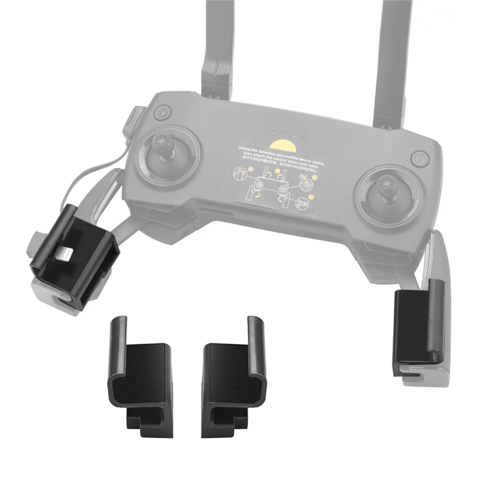 2pcs Phone Holder Clip Mount Bracket for DJI Mavic Mini / 2 Pro Zoom Drone Remote Control Portable Widen Stand | Электроника