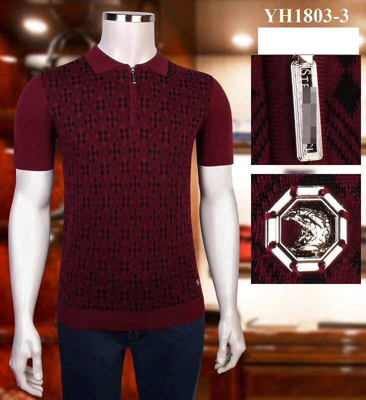 Billionaire Поло рубашка шелковые мужские 2021 Новая повседневная футболка с короткими