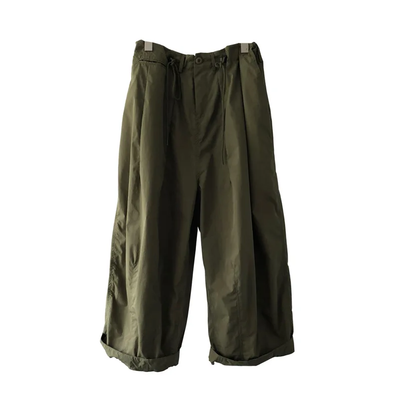 

Women Spring Autumn Fashion Loose Wide Leg Pants Female Solid Color Brand High Street Trousers Ladies High Quality Pants ML404