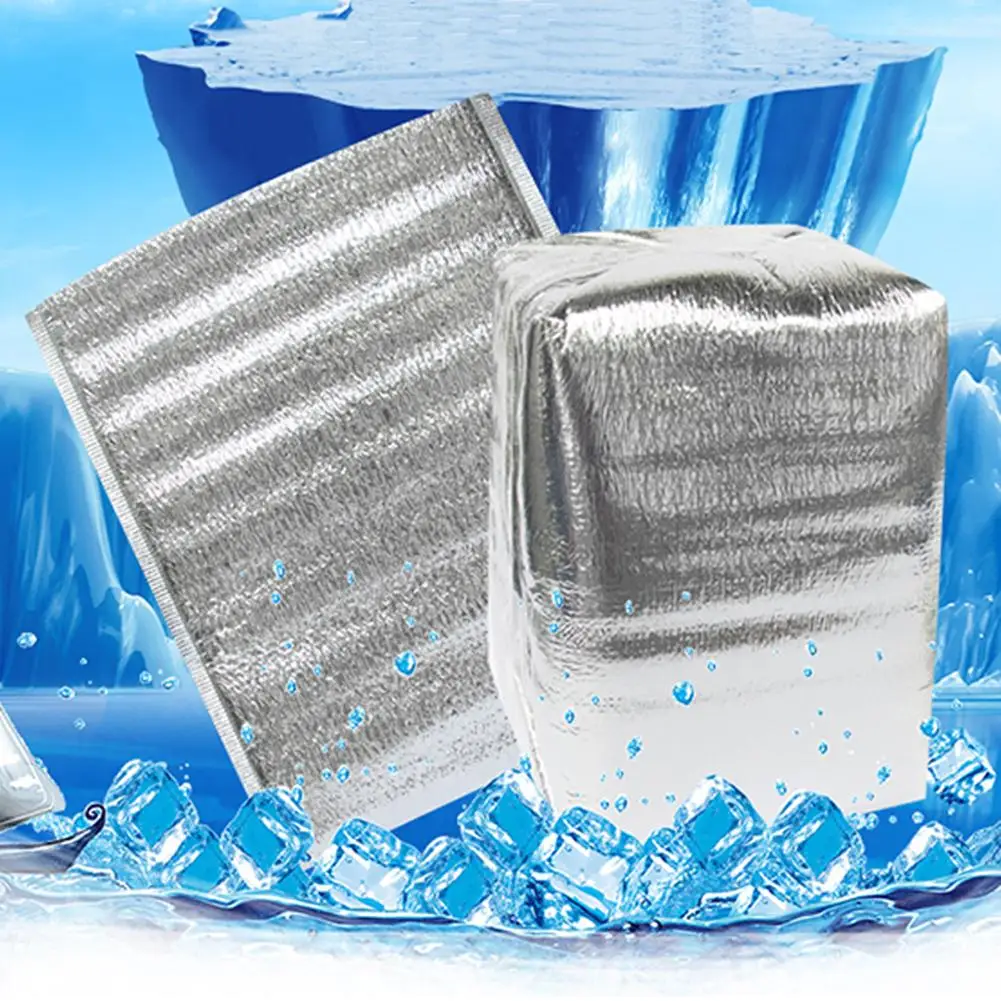 20Pcs Lunch Bag Thermal Insulation Aluminum Foil Disposable Food Delivery Pouch | Saran Wrap &amp Plastic Bags