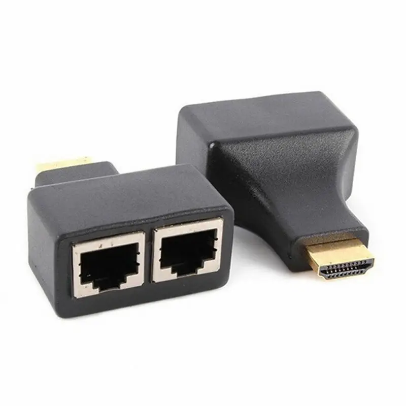 1080p HD 3D HDMI по RJ45 CAT5e CAT6 UTP LAN Ethernet балун расширитель повторитель соответствует