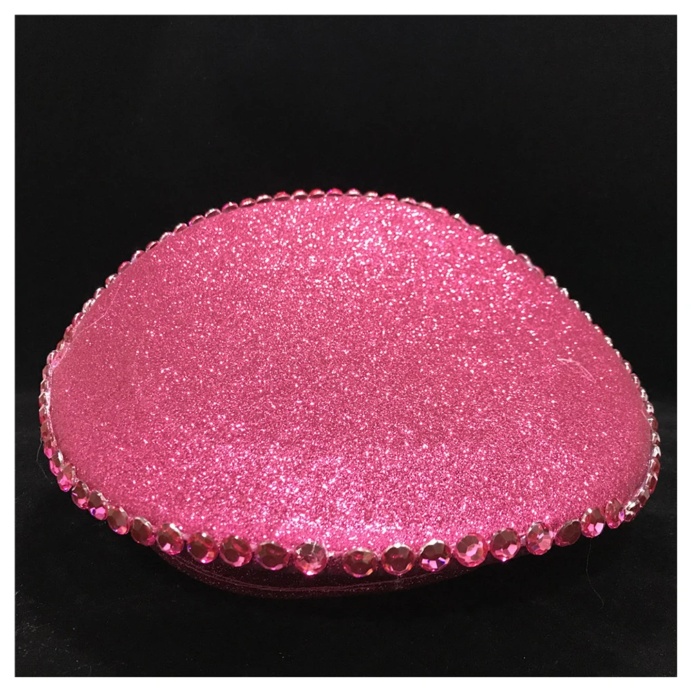 Женская модная аутентичная розовая полицейская шапка с металлическим корпусом