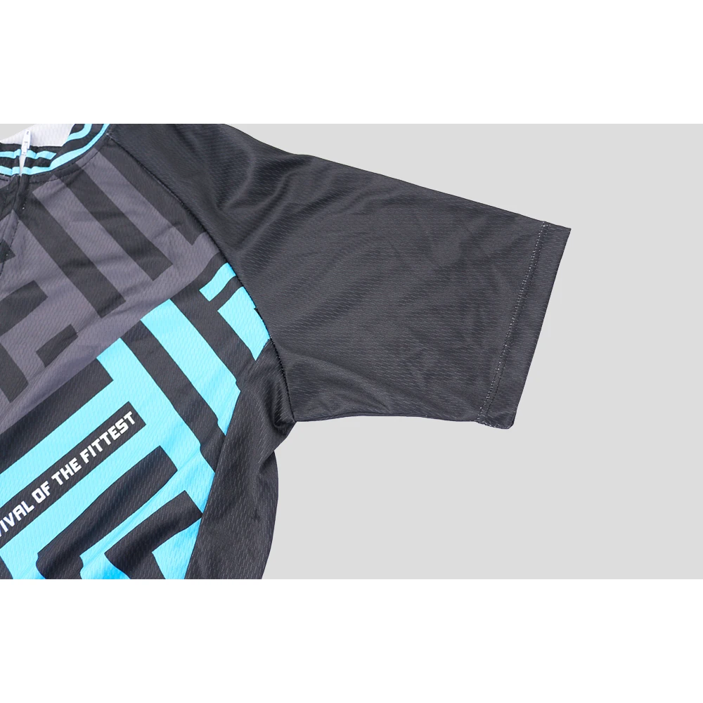 Синяя дышащая футболка унисекс с графическим рисунком для езды на шоссейном