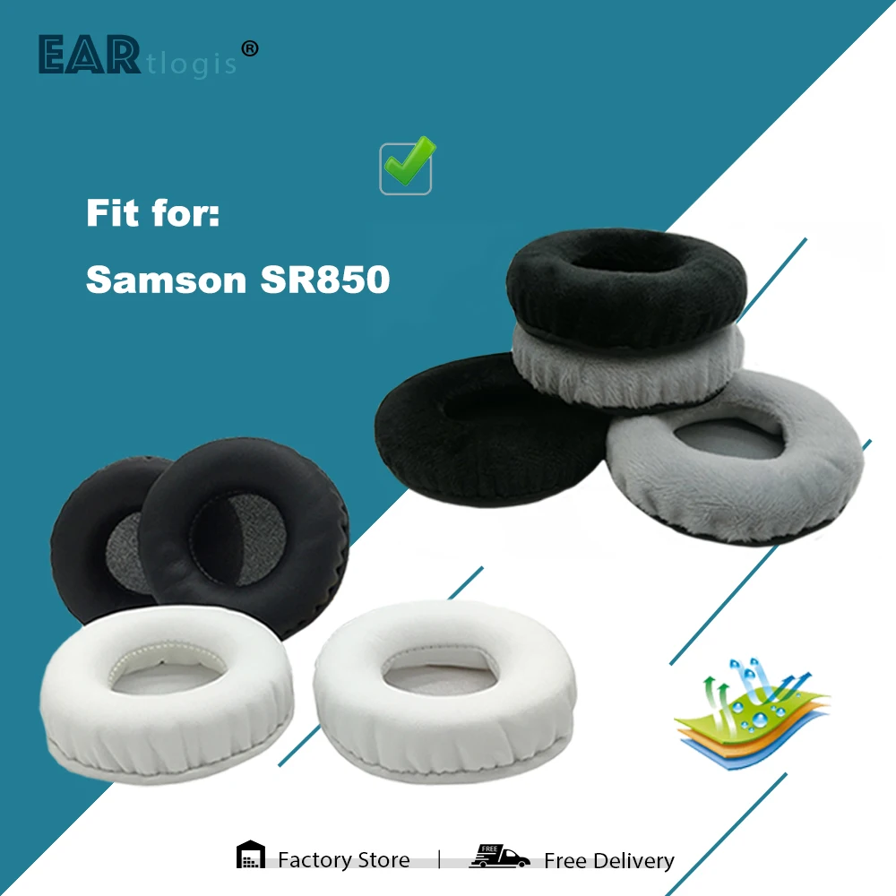 

Replacement Ear Pads for Samson HP20 HP 20 HP-20 Stereo Headset Parts Leather Cushion Velvet Earmuff Earphone Sleeve Cover