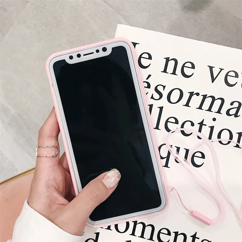 

3D love heart phone case for iphone 11 pro x xs max xr cartoon cases for iphone 7 8 6s plus soft tpu drawstring