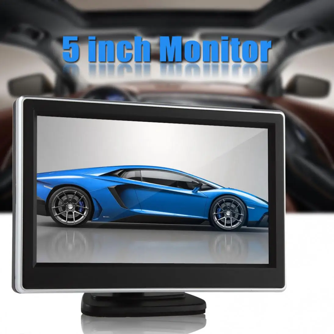 5 дюймов 480x272 пикселей TFT LCD Цифровая панель цветной монитор заднего вида