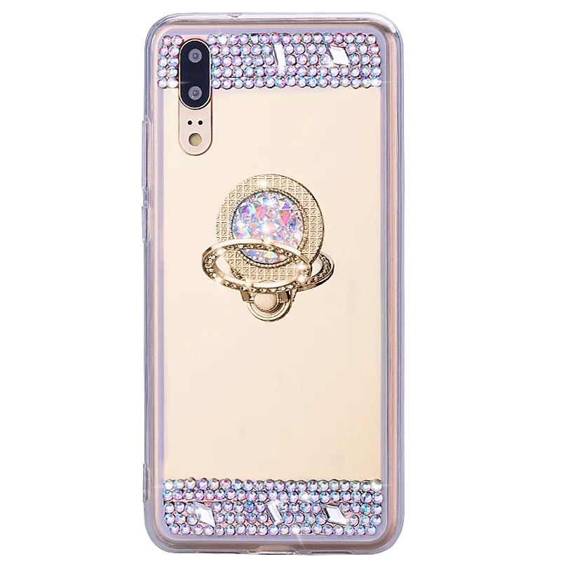 Зеркальный чехол etui для Huawei P20 P30 mate 20 Pro Y6 Y7 Prime 2019 Y9 2018 10 lite honor 9 8 8X 7X