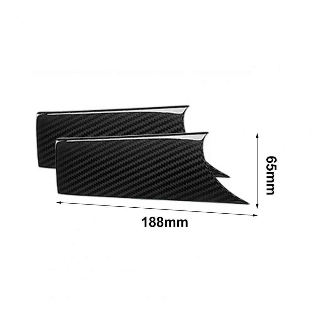 

2Pcs Panel Cover Smooth Scratch Resistant Carbon Fiber Interior Door Handle Panel Sticker for MINI F56