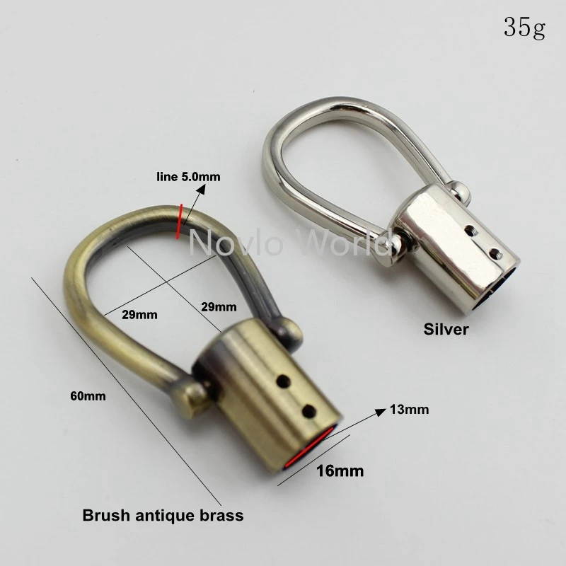 2 шт тест 60*16 мм 6 цветов металлическая вешалка соединяет кисточкой пряжка с