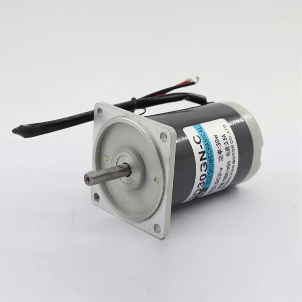 Двигатель постоянного тока 12 В 24 30 Вт 1800 об/мин высокоскоростной двигатель