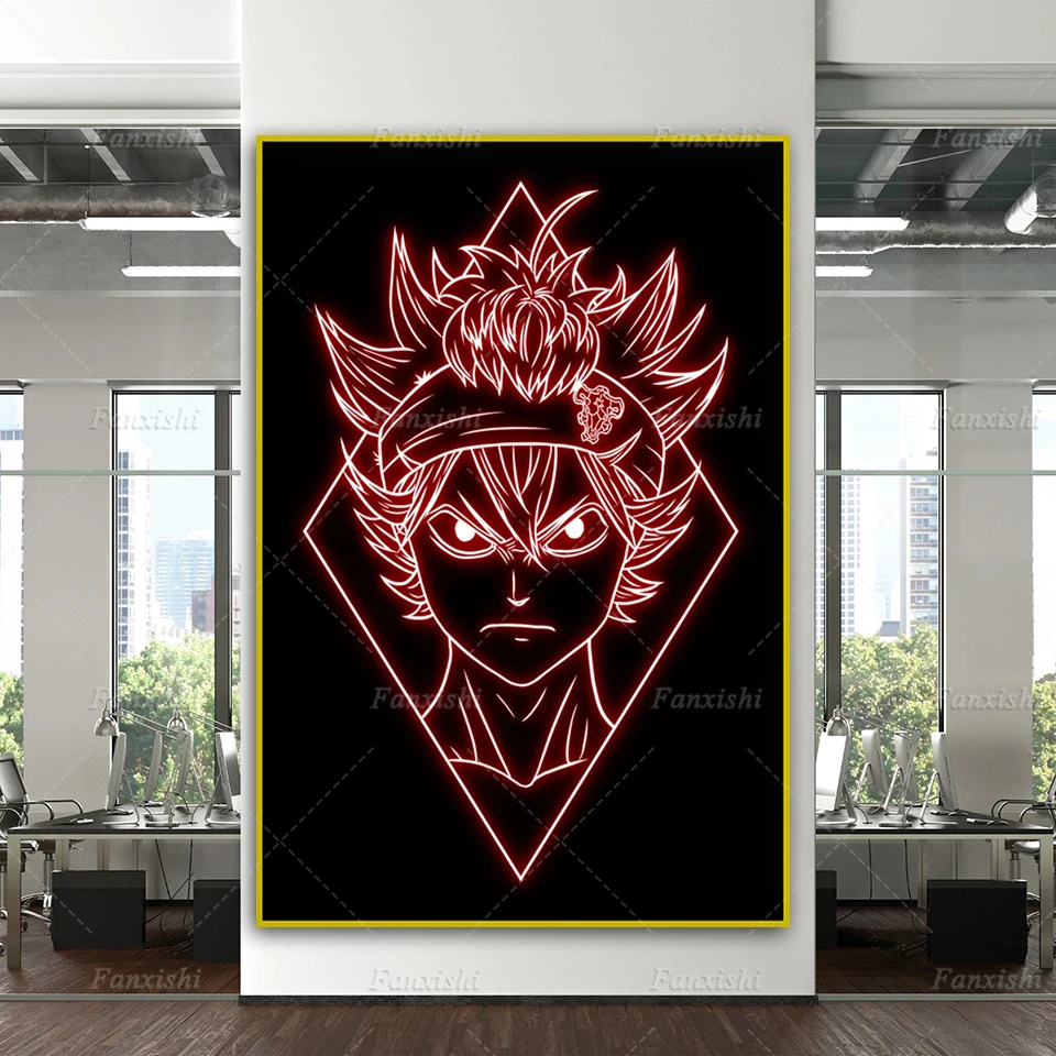 

Japanese Anime Black Clover Canvas Posters And Prints Home Decor Painting Wall Art Pictures Nordic Modern Living Room Cuadros