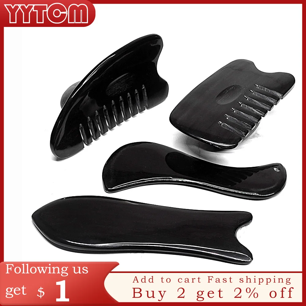

Natural Horn Plate Scraping Female Body General Meridian Face Facial Beauty Bar Muscles Legs cervical vertebra eye dedicated