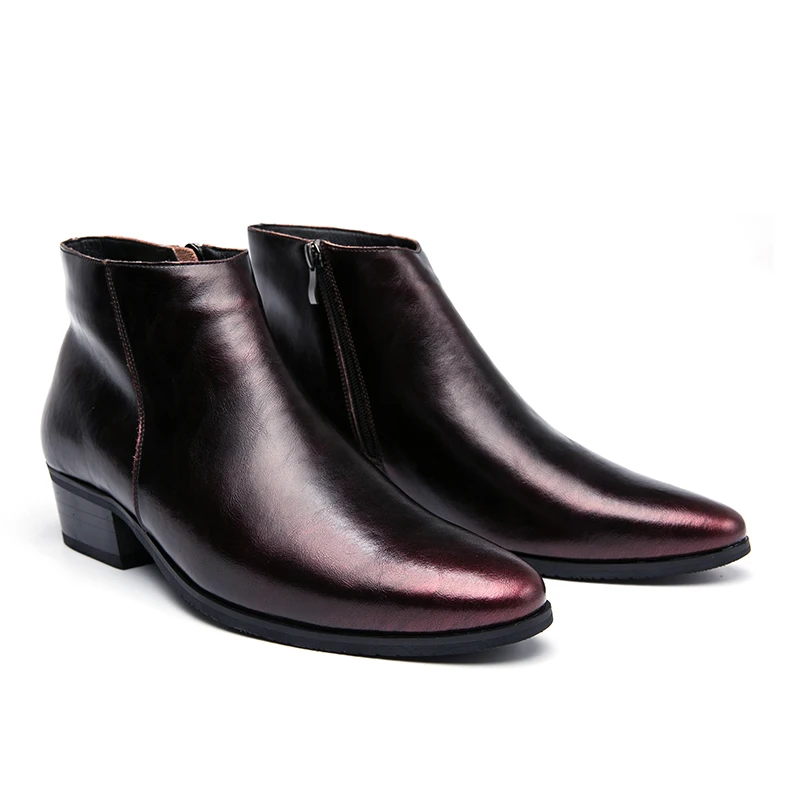 Мужские ботинки челси Кожаные Свадебные модельные туфли Официальные мужские