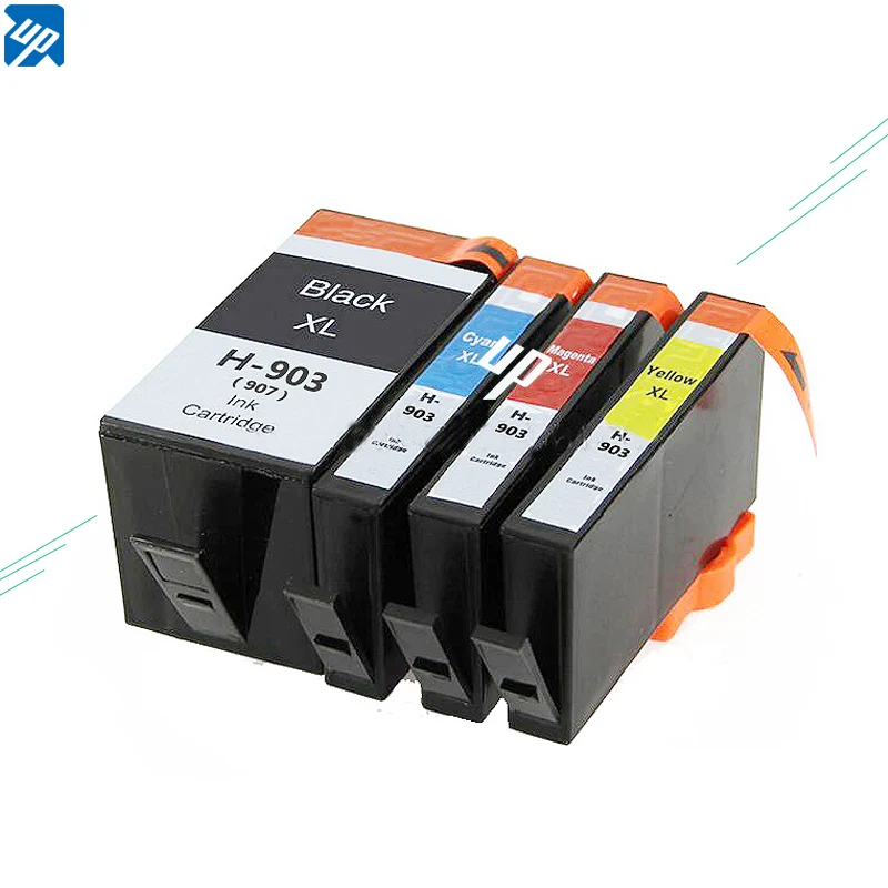 1 SET Популярный бренд 4 Совместимые чернильные картриджи для hp 903XL чернила для hp Officejet Pro 6960 6961 6963 6964 6965 6966 6968 6970 6971 6974 - Цвет: 1 SET