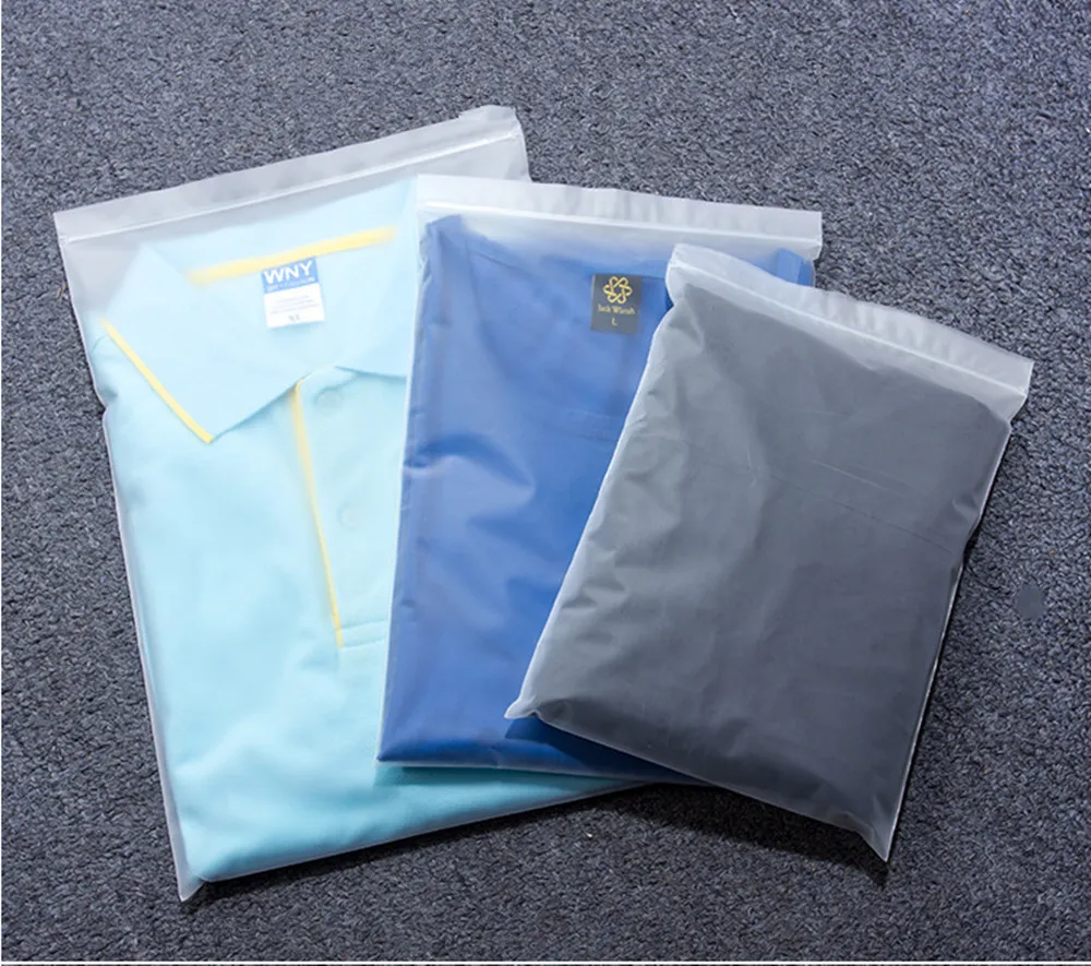 100 шт. Пластик из нержавеющей стали матовый мешок с застежкой молнией для